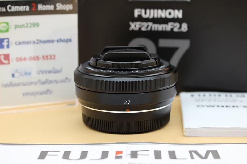 ขาย Lens FUJINON XF 27mm F2.8 (สีดำ) สภาพสวย ไร้ฝ้า รา อดีตประกันศูนย์ ตัวหนังสือคมชัด อุปกรณ์ครบกล่อง  อุปกรณ์และรายละเอียดของสินค้า 1.LENS FUJINON XF 27m