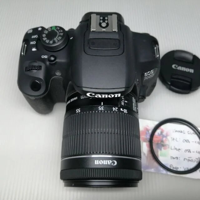 Canon​ 700d พร้อมเลนส์ 18-55is stm (เทิร์น​ได้​ครับ)