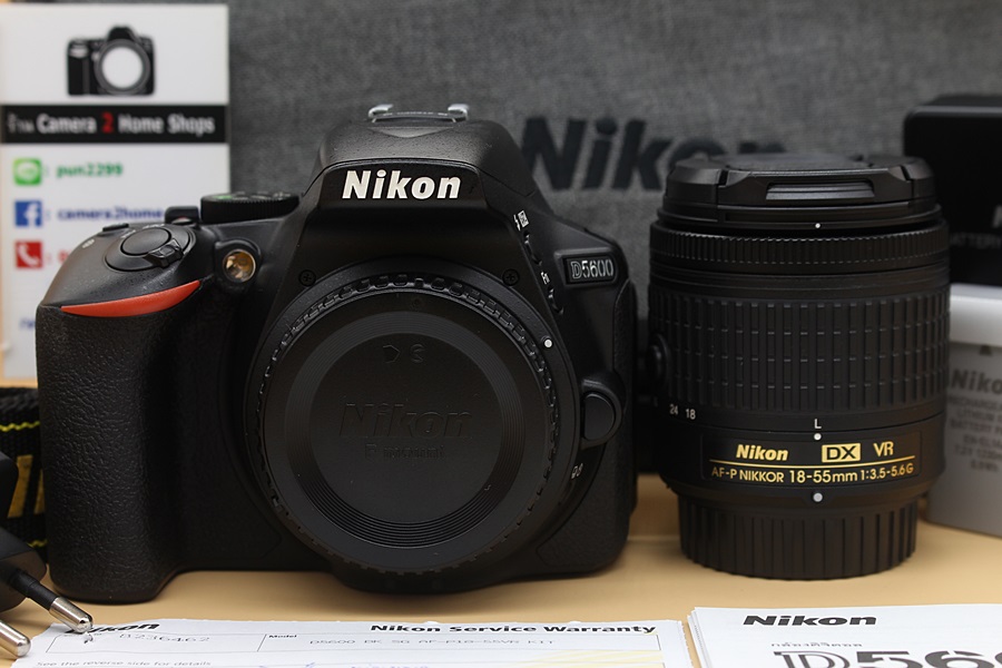 ขาย Nikon D5600 + lens 18-55mm VR อดีตประกันศูนย์ สภาพสวย เมนูไทย ชัตเตอร์ 12,XXXครั้ง อุปกรณ์พร้อมกระเป๋า จอติดฟิล์มแล้ว   อุปกรณ์และรายละเอียดของสินค้า 1