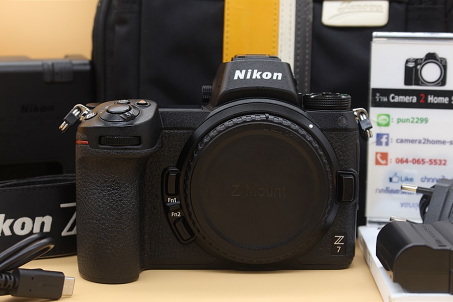 ขาย Body Nikon Z7 สภาพสวยใหม่มากๆ ชัตเตอร์ 5,119 รูป เครื่องศูนย์ไทย เมนูไทย อุปกรณ์พร้อมกระเป๋า จอติดฟิล์มแล้ว   อุปกรณ์และรายละเอียดของสินค้า 1.Body Niko