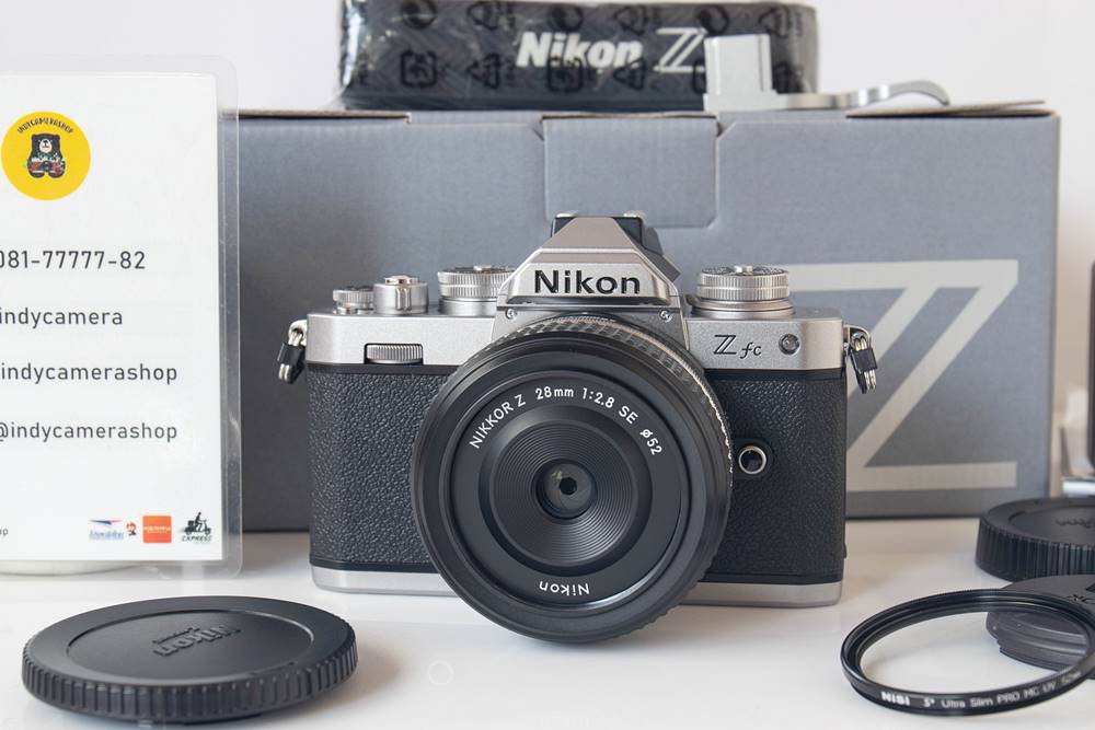 Nikon Z fc +Lens Kit 28mm เครื่องศูนย์ สภาพสวย ใช้น้อย ชัตเตอร์ 2,258 ภาพเท่านั้นค่ะ