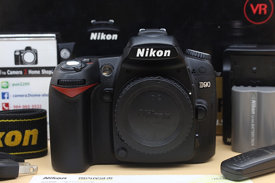 ขาย Body Nikon D90 สภาพสวยใหม่มากๆ ชัตเตอร์ 8พัน อดีตศูนย์ อุปกรณ์ครบกล่อง แถมสายลั่นชัตเตอร์  อุปกรณ์และรายละเอียดของสินค้า 1.Body Nikon D90 2.อดีตใบรับปร