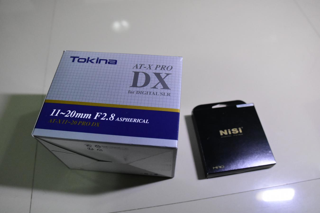 เลนส์ tokina 11-20 f2.8 at-x pro dx for nikon พร้อมฟิลเตอร์