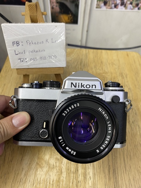 Nikon FE + Nikon Series E 50mm f1.8 ais กล้องสภาพยังดี