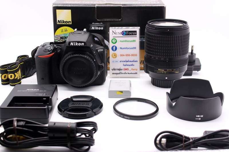 Nikon D5500 เลนส์ AF-S 18-140mm VR เมนูภาษาไทย สภาพสวย ใช้งานได้ปกติ ประกันหมดแล้ว อุปกรณ์พร้อมกล่อง
