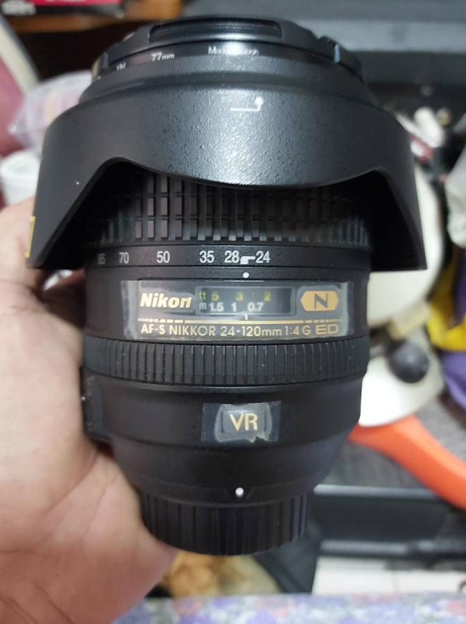 เลนส์ Nikon AF-S NIKKOR 24–120mm f/4G ED VR สภาพดี