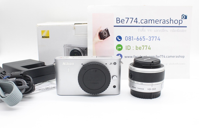 ขาย Nikon 1 J1 kit 10-30mm VR อุปกรณ์ครบยกกล่อง สภาพสวย เมนูไทย อดีตประกันศูนย์
