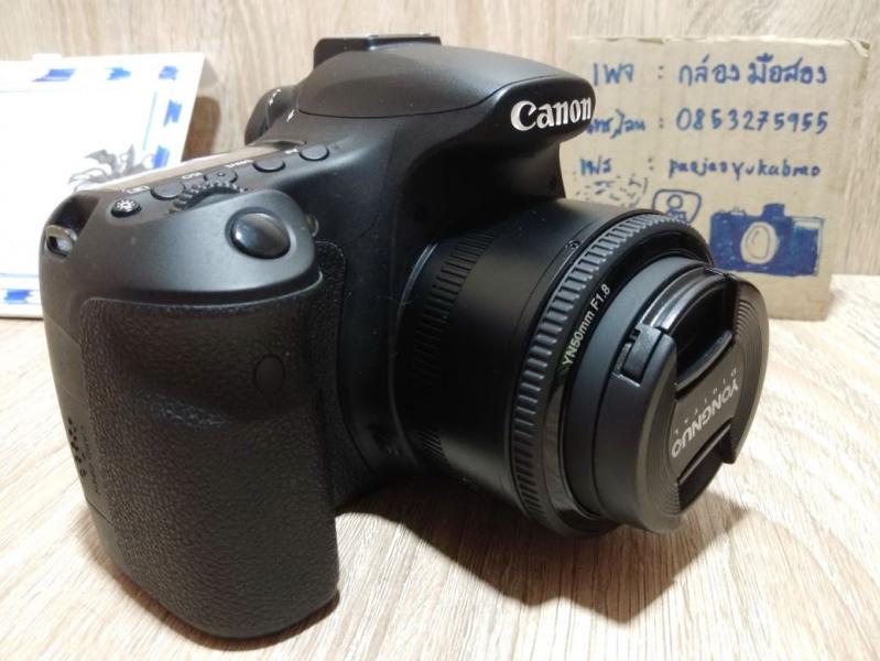 ขาย  Canon 60D แถมเลนส์ 50F.8(หน้าชัดหลังเบลอ) 