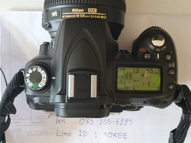 ขาย Nikon D90 + 18-105 VR Kit + 50 mm F1.8 อุปกรณ์ครบกล่อง พร้อมกระเป๋ากล้อง