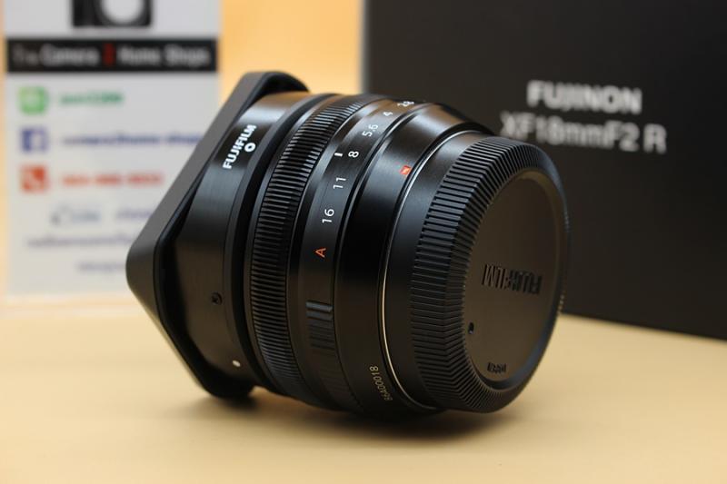 ขาย LENS Fujinon XF 18mm F2 R (สีดำ) สภาพสวย อดีตประกันศูนย์  ไร้ฝ้า รา ตัวหนังสือคมชัด อุปกรณ์ครบกล่อง   อุปกรณ์และรายละเอียดของสินค้า 1.Lens Fujinon XF 1