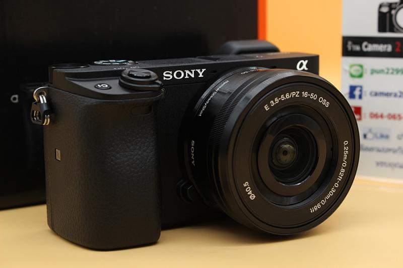ขาย SONY A6300 + Lens kit 16-50mm (สีดำ) สภาพสวย ชัตเตอร์ 3,xxx รูป อดีตประกันศูนย์ เมนูไทย มีWIFIในตัว จอติดฟิล์มแล้ว อุปกรณ์ครบกล่อง  อุปกรณ์และรายละเอีย