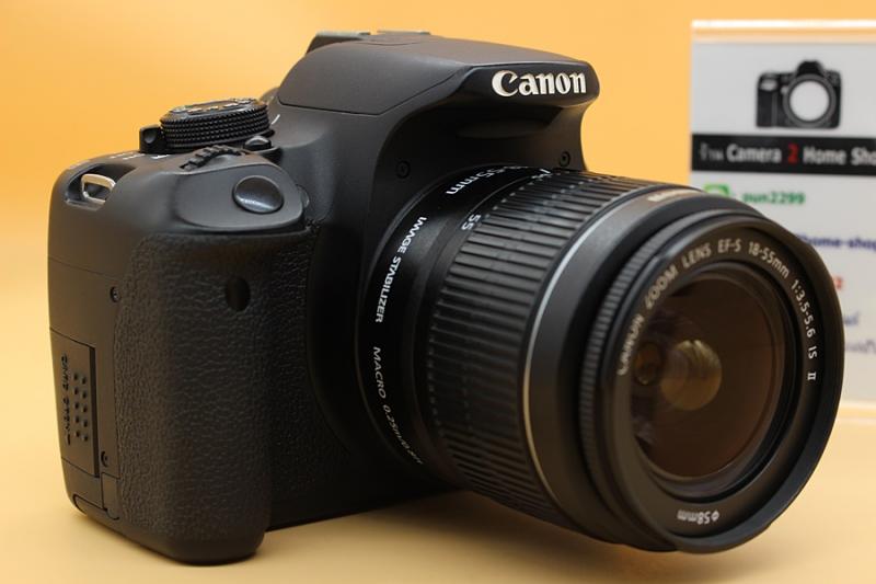 ขาย Canon EOS 700D + Lens 18-55mm is ii สภาพสวย อดีตประกันศูนย์ ชัตเตอร์ 43,XXXรูป เมนูไทย จอติดฟิล์มแล้ว จอปรับหมุนได้ ใช้งานปกติทุกฟังก์ชั่น อุปกรณ์พร้อม