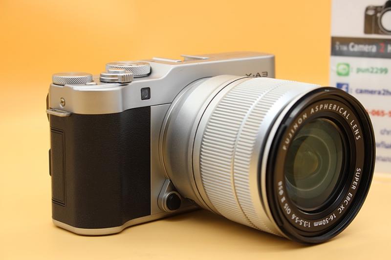 ขาย FUJI X-A3 + lens 16-50mmF3.5-5.6 OIS II(สีดำ) อดีตประกันศูนย์ สภาพสวย เมนูไทย มีWiFiในตัว จอเซลฟี่ได้ จอติดฟิล์มแล้ว ใช้งานปกติเต็มระบบทุกฟังก์ชั่น อุป
