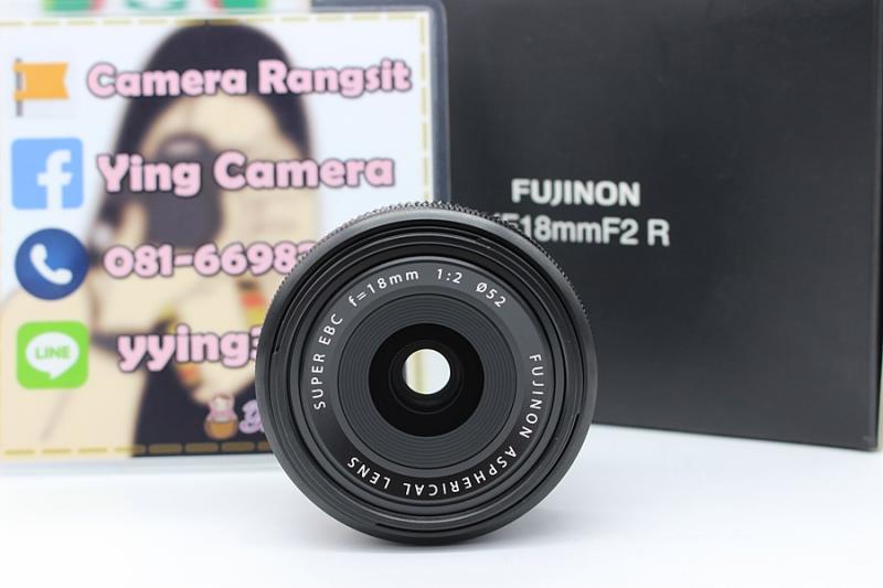 ขาย LENS FUJINON XF 18mm F2 R(สีดำ)  สภาพสวยใหม่ ไร้ฝ้า รา อดีตประกันศุนย์ อุปกรณ์ครบกล่อง