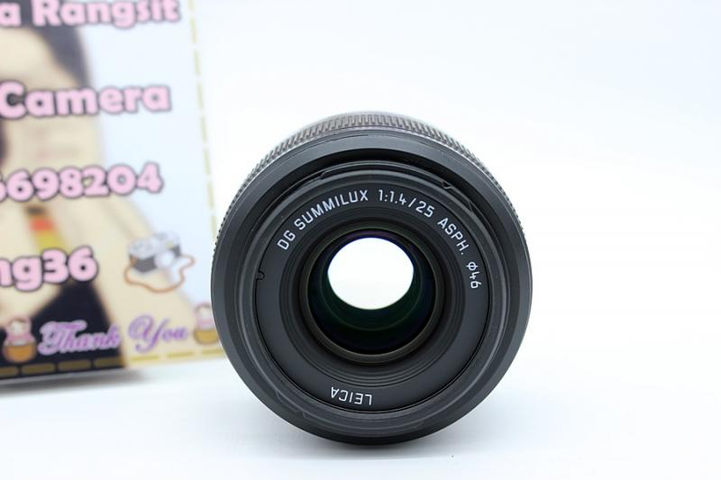 ขาย Lens Panasonic Leica DG Summilux 25mm F/1.4 ASPH(สีดำ) สภาพสวย ไม่มีฝ้า รา ตัวหนังสือคมชัด อดีตประกันศูนย์ อุปกรณ์ครบกล่อง