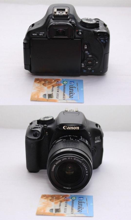 ขายกล้อง Canon 600D + 18-55IS II