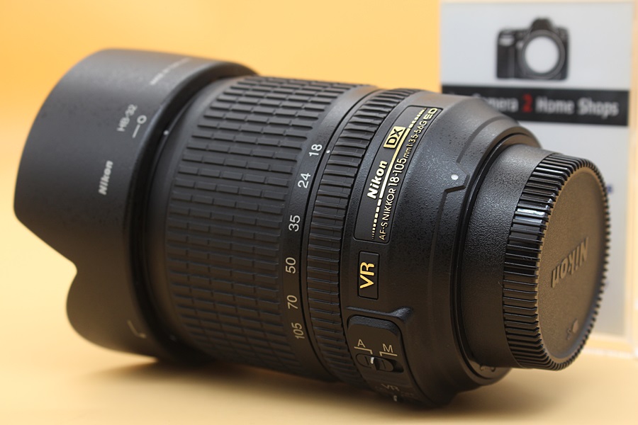 ขาย Lens Nikon AF-S DX 18-105mm F/3.5-5.6G ED VR อดีตศูนย์ สภาพสวยใหม่ ไร้ฝ้า รา ตัวหนังสือคมชัด  อุปกรณ์และรายละเอียดของสินค้า 1.Lens Nikon AF-S DX 18-105