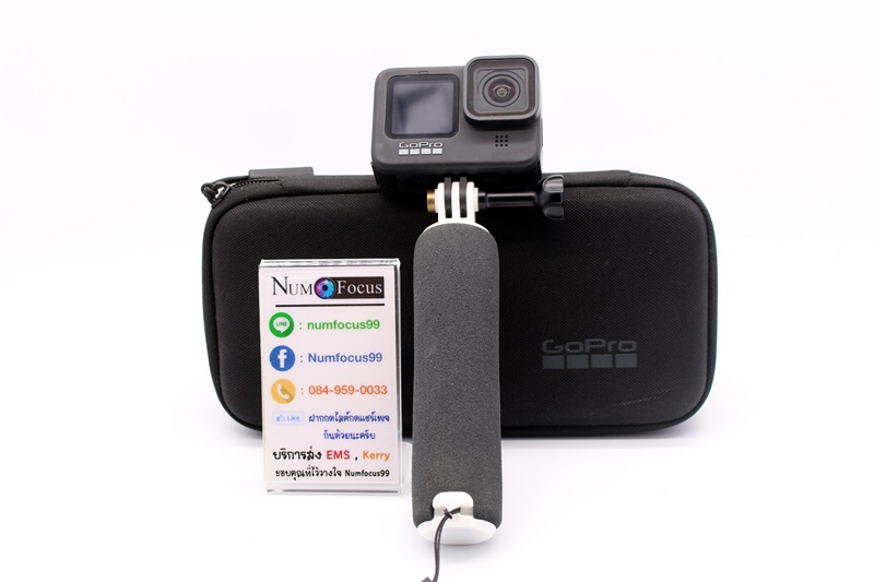 กล้อง GoPro 9 BLACK พร้อมมือจับลอยน้ำ สภาพสวยครับ พร้อมกระเป๋า GoPro แท้