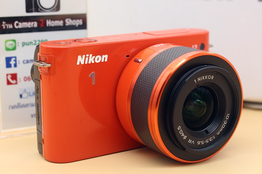 ขาย Nikon1 J2 พร้อมเลนส์2ตัว 10-30mm + 30-110mm อดีตศูนย์ สภาพสวย ใช้งานได้ปกติ เมนูไทย อุปกรณ์ครบกล่อง จอติดฟิล์มแล้ว  อุปกรณ์และรายละเอียดของสินค้า 1.Bod
