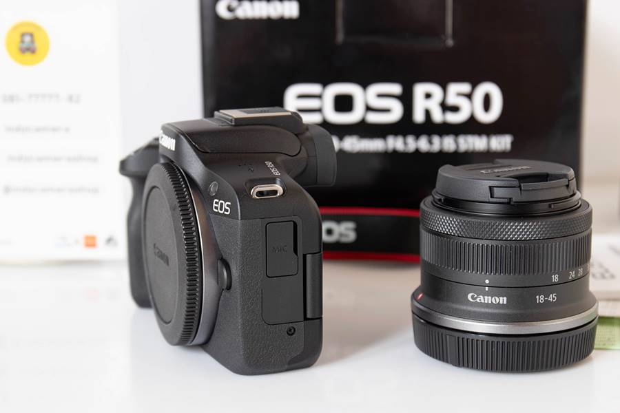 Canon EOS R50 RF-S18-45mm สภาพใหม่ ประศูนย์กันยาวๆ