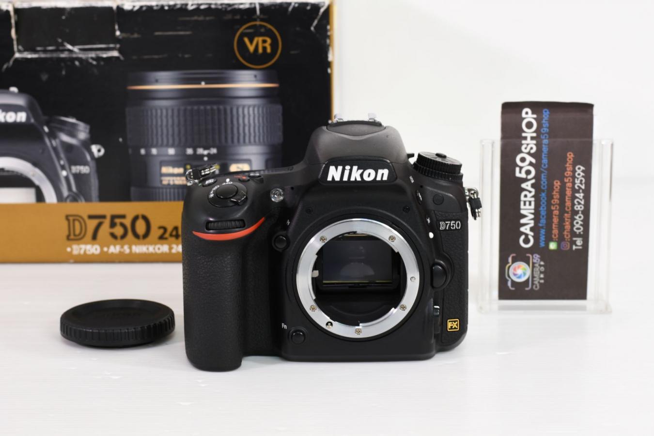 Nikon D750 Fullframe เครื่องสวยๆผิวสาก ชัตเตอร์น้อย ระบบปกติดีทั้งหมด