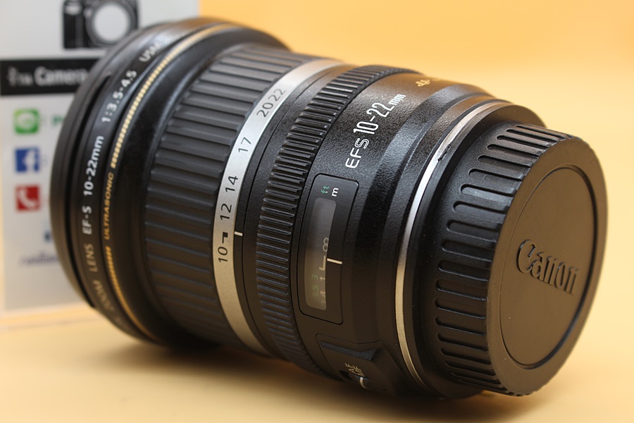 ขาย Lens Canon EF-S 10-22mm F3.5-4.5 USM สภาพสวย ไร้ฝ้า รา ตัวหนังสือคมชัด อดีตร้าน  อุปกรณ์และรายละเอียดของสินค้า 1.Lens Canon EF-S 10-22mm F3.5-4.5 USM 2