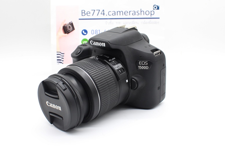 ขาย Canon EOS 1500D lens 18-55 IS II เมนูไทย อุปกรณ์พร้อมกระเป๋า ใช้งานปกติ