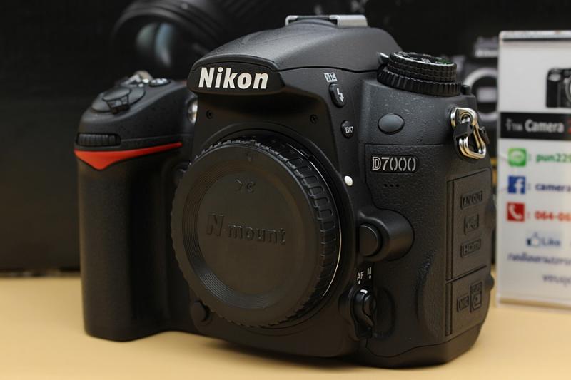 ขาย Body Nikon D7000 อดีตประกันศูนย์ สภาพสวย เมนูไทย ชัตเตอร์ 6,XXXรูป ใช้งานน้อย จอติดฟิล์มแล้ว อุปกรณ์ครบกล่อง  อุปกรณ์และรายละเอียดของสินค้า 1.Body Niko