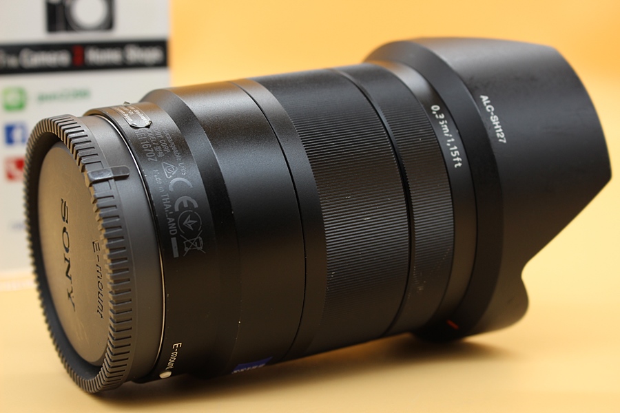 ขาย Lens Sony Vario-Tessar T* E 16-70mm f/4 ZA OSS อดีตประกันศูนย์ สภาพมีรอยบ้างจากการใช้งาน ไร้ฝ้า รา หน้าเลนส์ใส ไม่มีรอย แถม Filter  อุปกรณ์และรายละเอีย