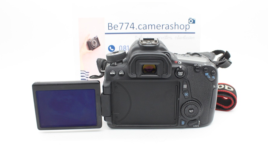 ขาย Body Canon EOS 70D แถมกระเป๋า เมนูไทย อุปกรณ์ครบ หมดประกันแล้ว มีระบบ WiFi ในตัว