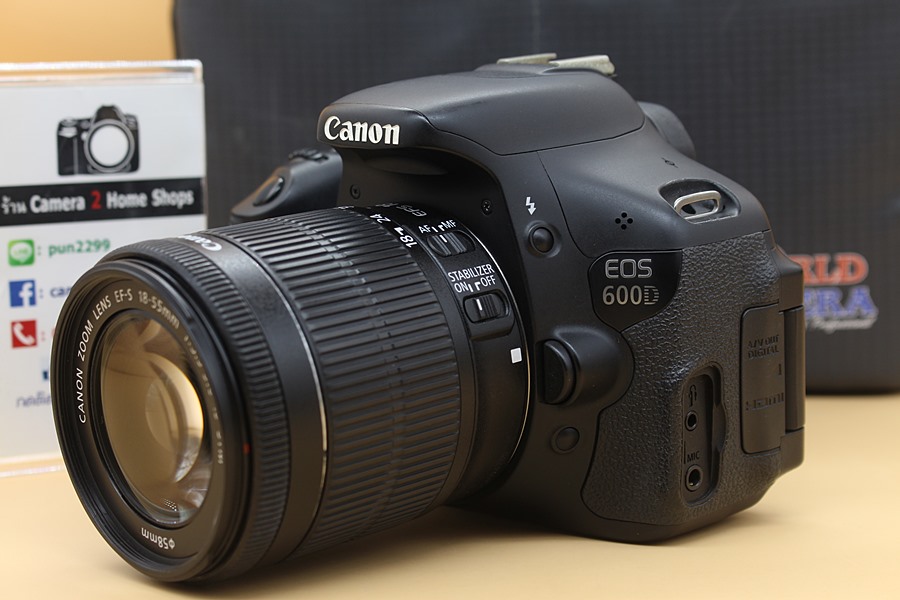 ขาย Canon EOS 600D + lens 18-55mm IS STM อดีตประกันร้าน เมนูไทย ชัตเตอร์ 26,XXXรูป อุปกรณ์พร้อมกระเป๋า ใช้งานปกติเต็มระบบ  อุปกรณ์และรายละเอียดของสินค้า 1.