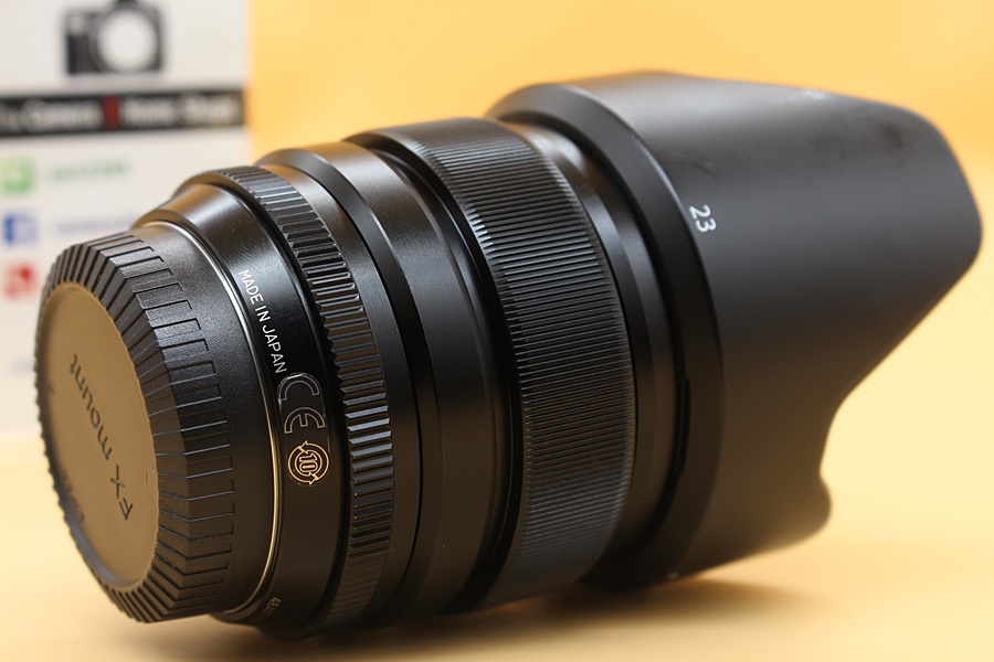ขาย Lens Fujinon XF 23mm f/1.4 R อดีตประกันร้าน สภาพสวย ไร้ฝุ่น ฝ้า รา ตัวหนังสือคมชัด  อุปกรณ์และรายละเอียดของสินค้า 1.Lens Fujinon XF 23mm f/1.4 R 2.ฝาปิ