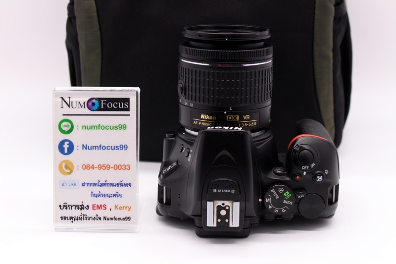 Nikon D5600 เลนส์ AF-P 18-55mm VR มี wi-fi bluetooth ซัตเตอร์ 4พัน ประกันหมดแล้ว สภาพสวย เมนูภาษาไทย อุปกรณ์พร้อมกระเป๋า
