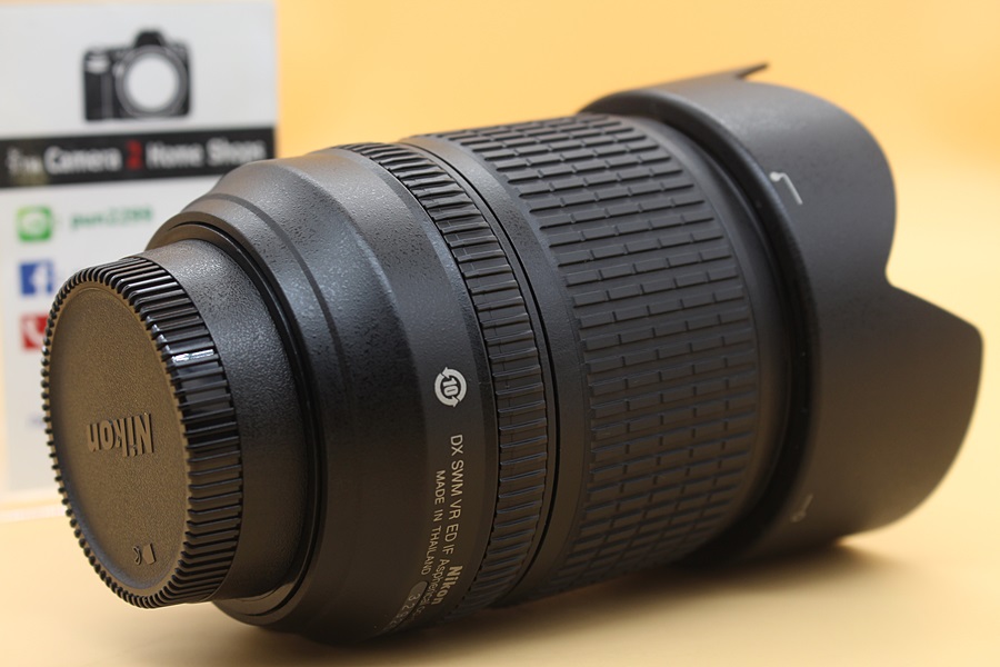 ขาย Lens Nikon AF-S DX 18-105mm F/3.5-5.6G ED VR อดีตศูนย์ สภาพสวยใหม่ ไร้ฝ้า รา ตัวหนังสือคมชัด  อุปกรณ์และรายละเอียดของสินค้า 1.Lens Nikon AF-S DX 18-105