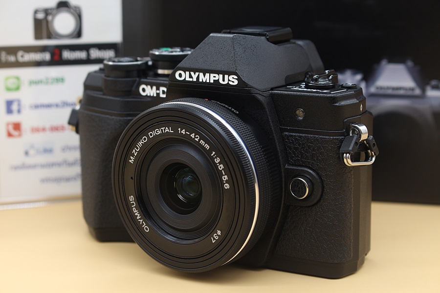 ขาย Olympus OMD EM10 III + lens 14-42mm (สีดำ) สภาพสวยใหม่ ชัตเตอร์ 8,528 เมนูไทย อดีตประกันร้าน อุปกรณ์ครบกล่อง  อุปกรณ์และรายละเอียดของสินค้า 1.Body Olym