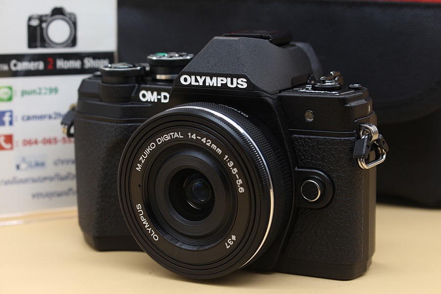 ขาย Olympus OMD EM10 III + lens 14-42mm (สีดำ) สภาพสวยใหม่ ชัตเตอร์ 866 เมนูไทย อุปกรณ์พร้อมกระเป๋า จอติดฟิล์มแล้ว  อุปกรณ์และรายละเอียดของสินค้า 1.Body Ol