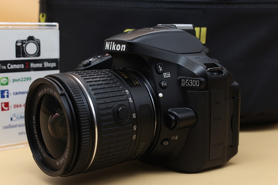 ขาย Nikon D5300 + lens 18-55mm VR สภาพสวย ชัตเตอร์ 12,XXX เมนูไทย อดีตร้าน อุปกรณ์พร้อมกระเป๋า  อุปกรณ์และรายละเอียดของสินค้า 1.Body Nikon D5300 2.lens AF-