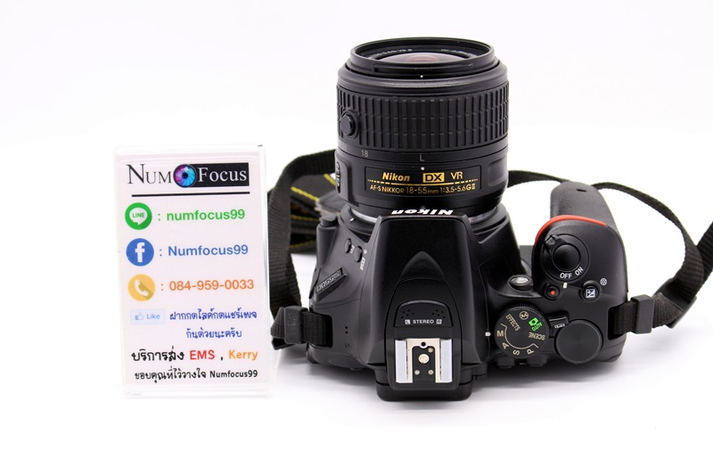Nikon D5500 เลนส์ AF-S 18-55mm VR II สภาพสวย เมนูภาษาไทย ใช้งานได้ปกติ ประกันหมดแล้ว อุปกรณ์พร้อมกระเป๋า