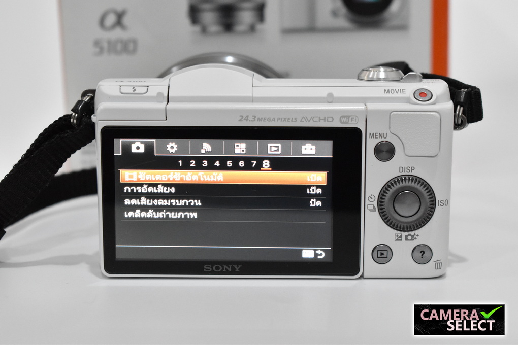 กล้อง Sony A5100 kit 16-50 oss สีขาว สภาพสวย 9/10 การทำงานปกติเต็มระบบ อดีตประกันร้าน ของครบยกกล่อง 