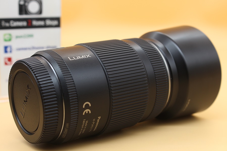 ขาย Lens Panasonic 45-175mm f/4-5.6 Lumix G X Vario PZ ASPH OIS สภาพสวย อดีตประกันร้าน ไร้ฝ้า รา พร้อมHood & Filter  อุปกรณ์และรายละเอียดของสินค้า 1.Lens P