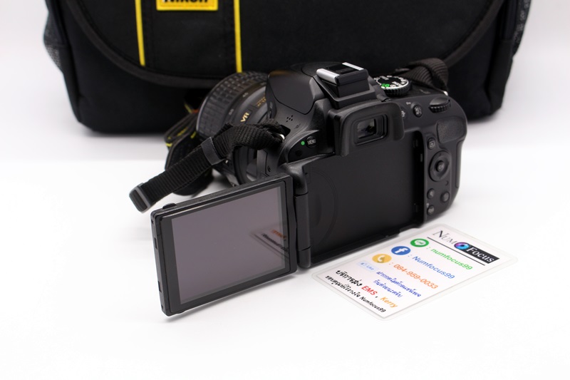 NIKON D5100 เลนส์ AF-S 18-55mm VR เมนูภาษาไทย ขอบจอไม่ดำ ใช้งานได้ปกติ ประกันหมดแล้ว อุปกรณ์พร้อมกระเป๋า