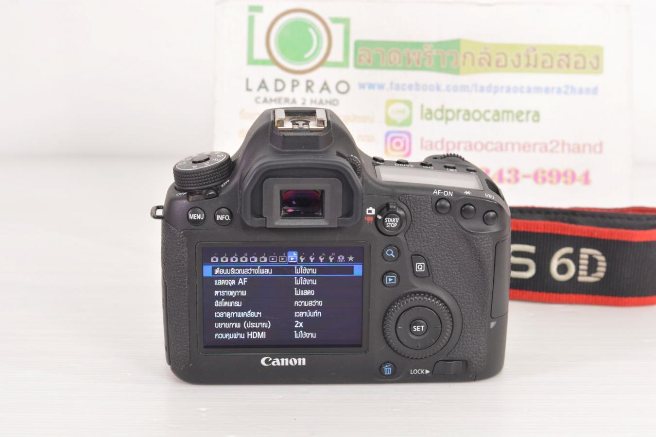 Canon EOS 6D WiFi กล้อง Full-Frame ชัตเตอร์น้อย สวย เมนูไทย ระบบปกติดี