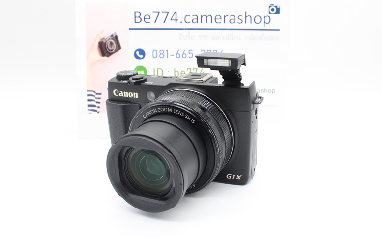 ขาย Canon PowerShot G1X Mark II เมนูไทย อุปกรณ์พร้อมกระเป๋า ใช้งานปกติ หมดประกันแล้ว
