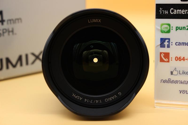 ขาย Lens Panasonic LUMIX G Vario 7-14mm F4.0 ASPH สภาพสวย ไร้ฝ้า รา  อดีตประกันศูนย์ ตัวหนังสือคมชัด อุปกรณ์ครบกล่อง  อุปกรณ์และรายละเอียดของสินค้า 1.Lens 