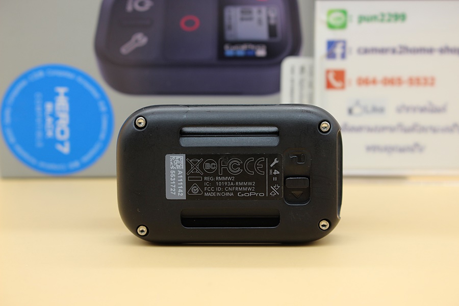 ขาย Gopro Smart Remote 2.0 สภาพสวย อุปกรณ์ครบกล่อง   ********************************* ราคา 1,790 บาท      สนใจสินค้าโทร 064-065-5532  K.อันปัน  Line : pun