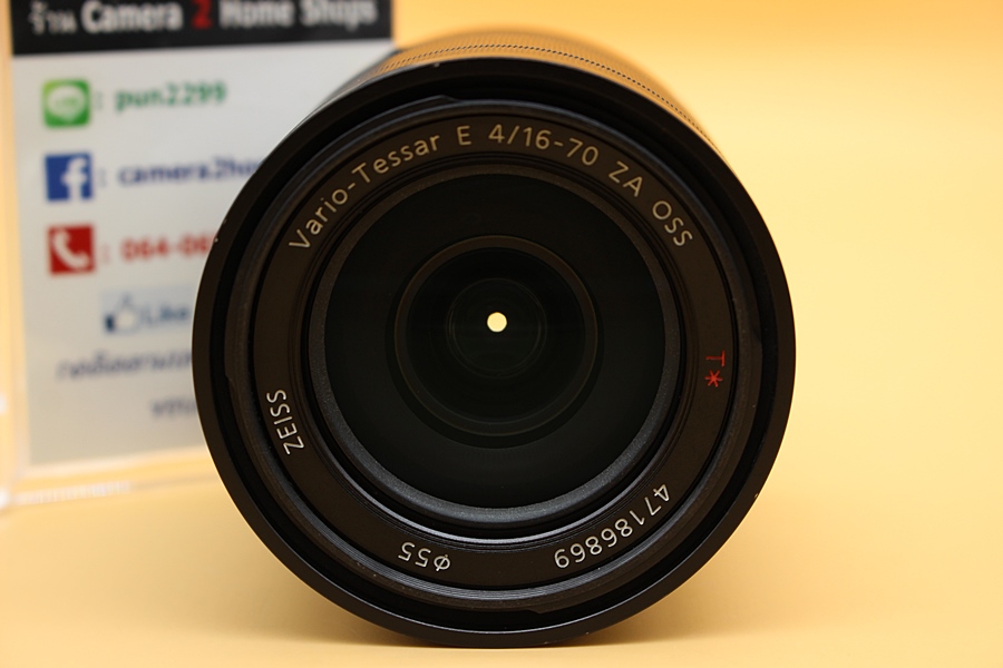 ขาย Lens Sony Vario-Tessar T* E 16-70mm f/4 ZA OSS อดีตประกันศูนย์ สภาพมีรอยบ้างจากการใช้งาน ไร้ฝ้า รา หน้าเลนส์ใส ไม่มีรอย แถม Filter  อุปกรณ์และรายละเอีย