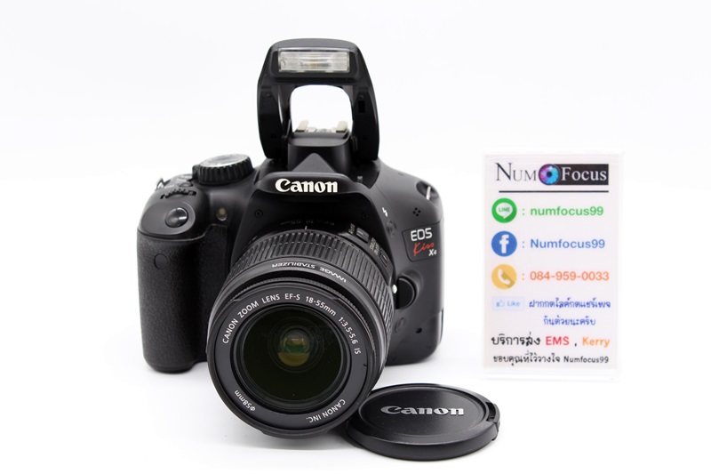 CANON EOS 550D (kissx4) เลนส์ 18-55mm IS หมดประกันแล้วครับ ใช้งานน้อย เมนูภาษาอังกฤษ อุปกรณ์พร้อมกระเป๋า