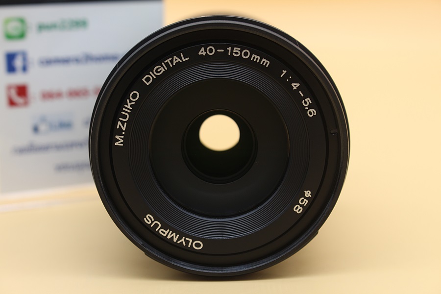 ขาย Lens Olympus 40-150mm (สีดำ) สภาพสวยใหม่ อดีตประกันศูนย์ ไร้ฝ้า รา อุปกรณ์พร้อมกล่อง  อุปกรณ์และรายละเอียดของสินค้า 1.Lens Olympus 40-150mm (สีดำ) 2.Fi
