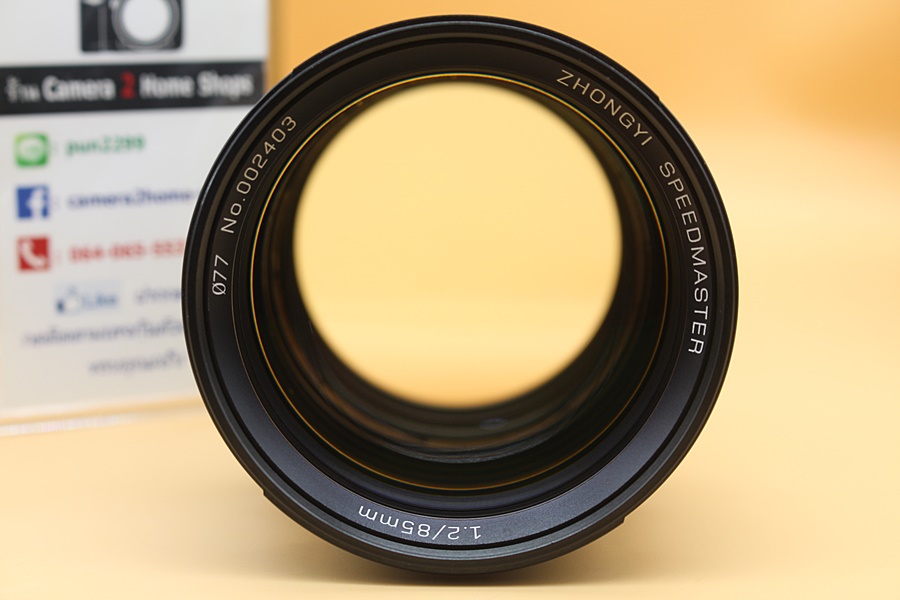 ขาย Lens Mitakon Zhongyi Speedmaster 85mm f/1.2 for Nikon F อดีตประกันศูนย์ สภาพสวยใหม่ ไร้ฝุ่น ฝ้า รา อุปกรณ์ครบกล่อง  อุปกรณ์และรายละเอียดของสินค้า 1.Len
