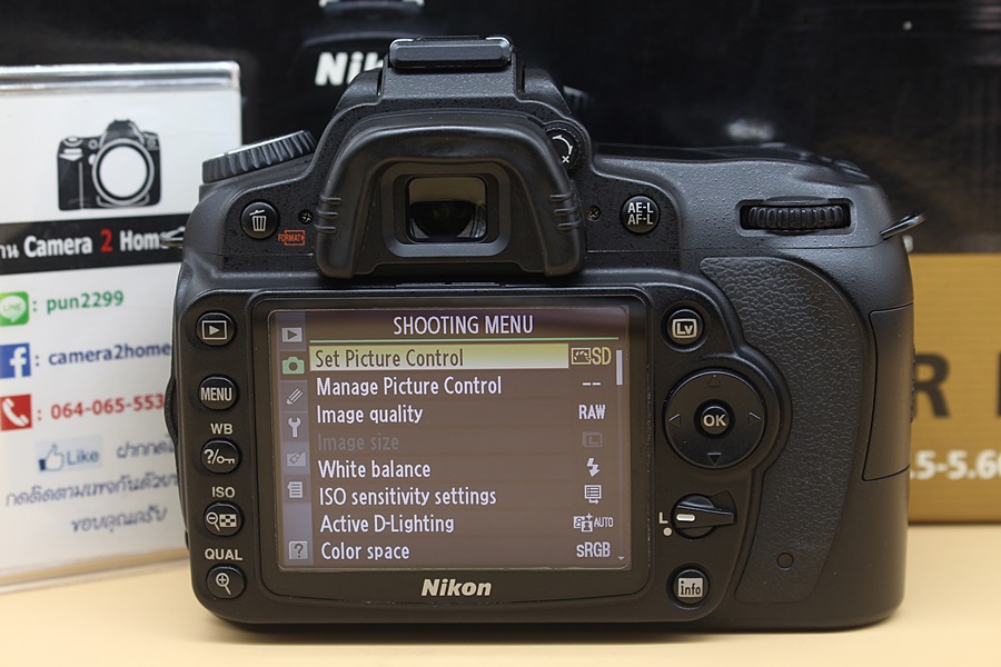 ขาย Body Nikon D90 สภาพสวยใหม่มากๆ ชัตเตอร์ 8พัน อดีตศูนย์ อุปกรณ์ครบกล่อง แถมสายลั่นชัตเตอร์  อุปกรณ์และรายละเอียดของสินค้า 1.Body Nikon D90 2.อดีตใบรับปร